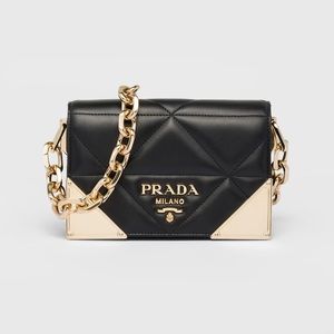 Authentic Prada Leather Shoulder Bag